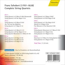 Franz Schubert (1797-1828): Streichquartette Nr.1-15, 8 CDs