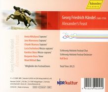 Georg Friedrich Händel (1685-1759): Alexander's Feast, 2 CDs