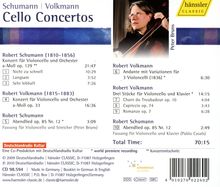 Robert Volkmann (1815-1883): Cellokonzert a-moll op.33, CD