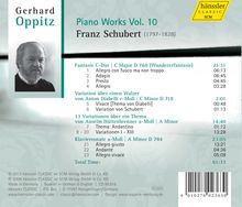 Franz Schubert (1797-1828): Klavierwerke Vol.10, CD