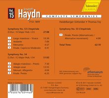 Joseph Haydn (1732-1809): Symphonien Nr.53 &amp; 54, CD
