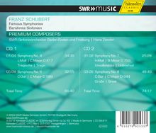 Franz Schubert (1797-1828): Symphonien Nr.4,6,7,8, 2 CDs