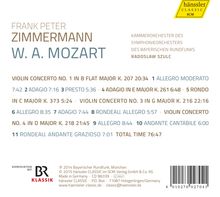 Wolfgang Amadeus Mozart (1756-1791): Violinkonzerte Nr.1,3,4, CD