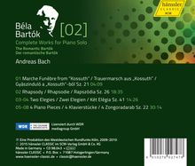Bela Bartok (1881-1945): Das Klavierwerk Vol. 2 - Der romantische Bartok, CD