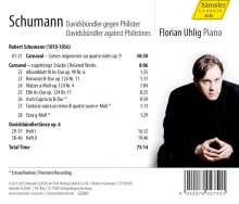 Robert Schumann (1810-1856): Klavierwerke Vol.8 (Hänssler) - Davidsbündler und Philister, CD