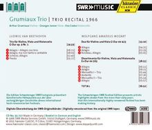 Grumiaux Trio - Trio Recital 1966 (Schwetzinger Festspiele), CD