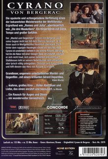 Cyrano von Bergerac (1990), DVD