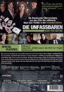 Die Unfassbaren, DVD