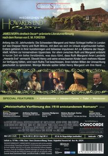 Wiedersehen in Howards End, DVD