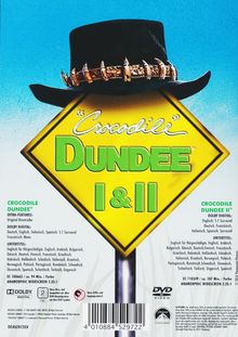 Crocodile Dundee I &amp; II, 2 DVDs