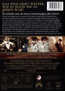 Der Pate II (restaurierte Fassung), DVD