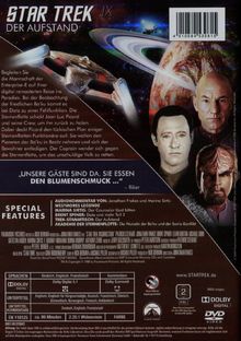 Star Trek IX: Der Aufstand, DVD