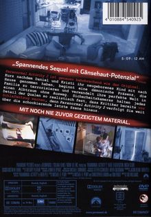 Paranormal Activity 2, DVD