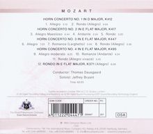 Wolfgang Amadeus Mozart (1756-1791): Hornkonzerte Nr.1-4, CD