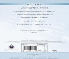 Wolfgang Amadeus Mozart (1756-1791): Violinkonzerte Nr.3 &amp; 5, CD