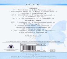 Puccini-Highlights, CD