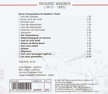Richard Wagner (1813-1883): 7 Kompositionen aus "Goethes Faust", CD