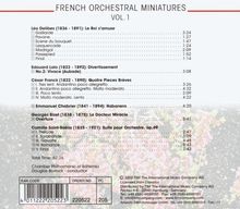 French Orchestral Miniatures Vol.1, CD