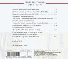 Ignaz Friedman (1882-1948): Bach-Transkriptionen, CD