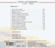 Sergej Rachmaninoff (1873-1943): Das große Abend- und Morgenlob op.37, CD