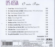 Lys Assia: O mein Papa, CD