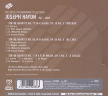 Joseph Haydn (1732-1809): Streichquartette Nr.1,63,77, Super Audio CD
