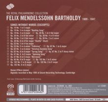 Felix Mendelssohn Bartholdy (1809-1847): Lieder ohne Worte (Ausz.), Super Audio CD