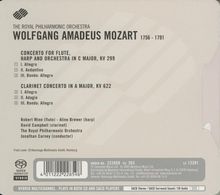 Wolfgang Amadeus Mozart (1756-1791): Konzert für Flöte &amp; Harfe KV 299, Super Audio CD