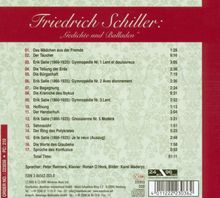 Schiller,Friedrich:Gedichte und Balladen, CD