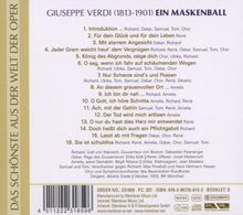 Giuseppe Verdi (1813-1901): Un Ballo in Maschera (Querschnitt in deutscher Sprache), CD