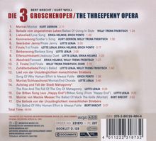 Kurt Weill (1900-1950): Die Dreigroschenoper (Kurzfassung), CD