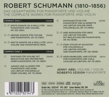 Robert Schumann (1810-1856): Werke für Violine &amp; Klavier, 2 CDs