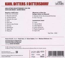 Karl Ditters von Dittersdorf (1739-1799): Requiem c-moll, CD