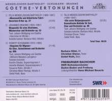 Freiburger Bachchor - Goethe-Vertonungen, CD