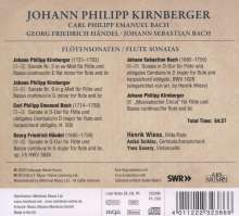 Johann Philipp Kirnberger (1721-1783): Sonaten Nr.3 &amp; 9 für Flöte &amp; Bc, CD