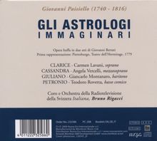 Giovanni Paisiello (1740-1816): Gli Astrologi Immagninari, CD