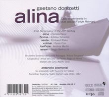 Gaetano Donizetti (1797-1848): Alina, 2 CDs