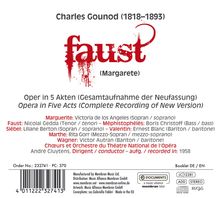 Charles Gounod (1818-1893): Faust ("Margarethe"), 3 CDs