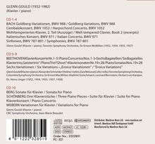 Glenn Gould - Bach/Beethoven/Webern/Berg, 10 CDs