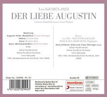 Leo Fall (1873-1925): Der liebe Augustin, 2 CDs