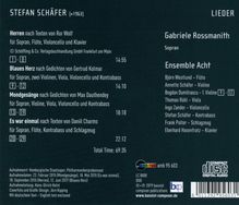 Stefan Schäfer (geb. 1963): Lieder, CD