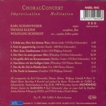 Scharnweber/Klemm/Schmiedt: Choral Concert, CD