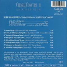 Scharnweber/Klemm/Schmiedt: Choral Concert II - Another View, CD