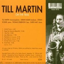 Till Martin (geb. 1968): On The Trail, CD