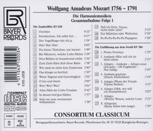 Wolfgang Amadeus Mozart (1756-1791): Die Harmoniemusiken Vol.1, CD