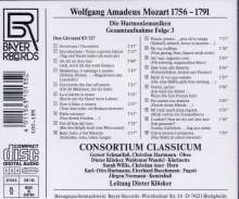 Wolfgang Amadeus Mozart (1756-1791): Die Harmoniemusiken Vol.3, CD