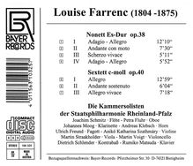 Louise Farrenc (1804-1875): Nonett op.38, CD