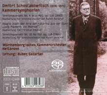 Dmitri Schostakowitsch (1906-1975): Kammersymphonien op.110a &amp; 118a, Super Audio CD