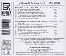 Johann Sebastian Bach (1685-1750): Kantaten BWV 17 &amp; 110, CD