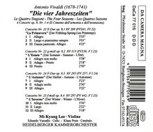 Antonio Vivaldi (1678-1741): Concerti op.8 Nr.1-4 "4 Jahreszeiten", CD